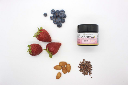 fruit with herbal plant based natural honey