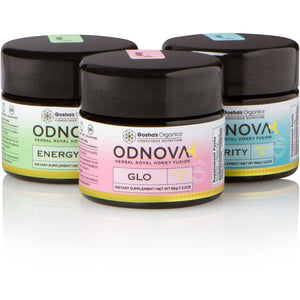 Odnova Herbal Royal Honey Fusion 3-Pack: Glo, Energy & Clarity Dietary Supplements