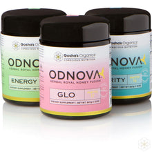 Load image into Gallery viewer, Odnova Herbal Royal Honey Fusion 3-Pack: Glo, Energy &amp; Clarity Dietary Supplements
